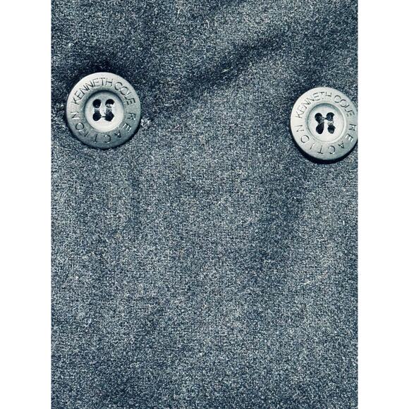 Kenneth Cole Reaction Wool Blend Black Double Breasted & Pockets Coat Boys Sz 4 - Picture 6 of 12